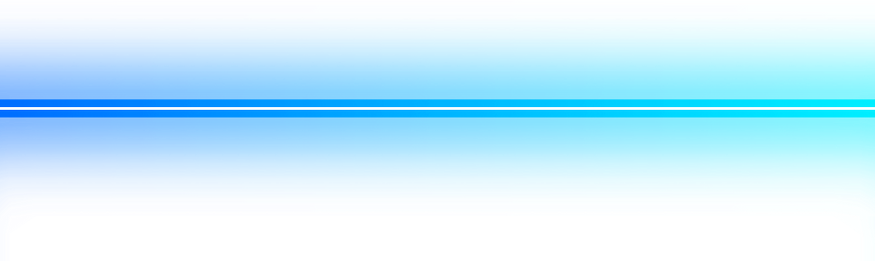 Blue Neon Light Gradient Line